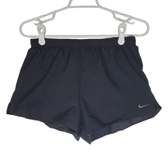 Nike Dri-Fit Elastic Waist Drawstring Lined Pull-on Running Shorts Black Medium - Picture 9 of 9
